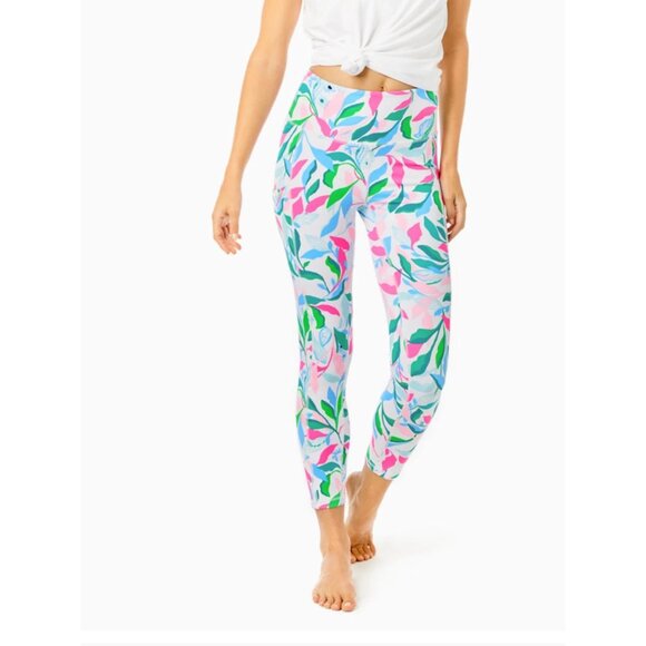 NWOT Lilly Pulitzer Women's Multicolor  Weekender HR Leggings Pants Size M 2772 - Picture 6 of 12